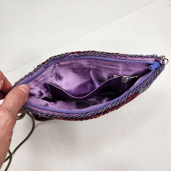 Vintage La Regale Beaded Purse Evening Bag Clutch Studio 18 *Some Beads Missing* - Picture 4 of 16